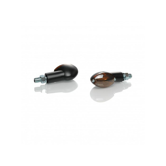 BOOSTER turn signal with small bulb dark with additional shade color black (BOOST)