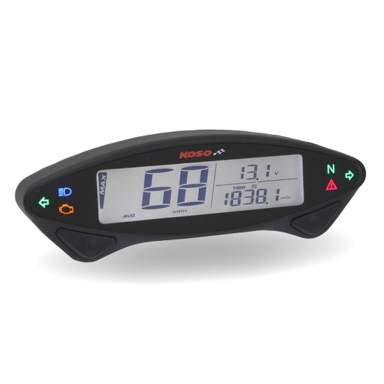KOSO universal speedometer model DB EX-02S KTM/HUSQVARNA/HUSABERG/BETA RR (EL) (sensor/transducer)