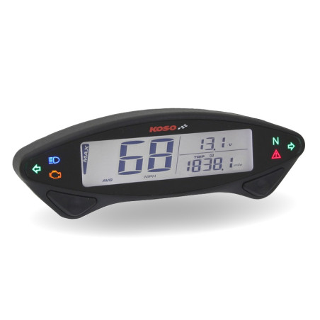KOSO universal speedometer model DB EX-02S KTM/HUSQVARNA/HUSABERG/BETA RR (EL) (sensor/transducer)