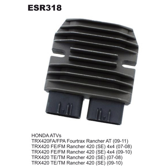 ELECTROSPORT voltage regulator (current rectifier) ​​HONDA TRX 420 FOURTRAX RANCHER 07-13, MUV700BIG RED '09-'13