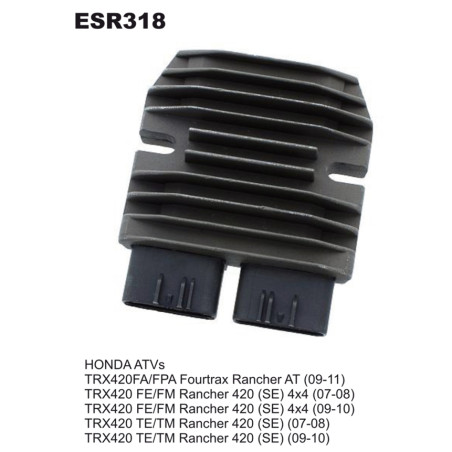 ELECTROSPORT voltage regulator (current rectifier) ​​HONDA TRX 420 FOURTRAX RANCHER 07-13, MUV700BIG RED '09-'13