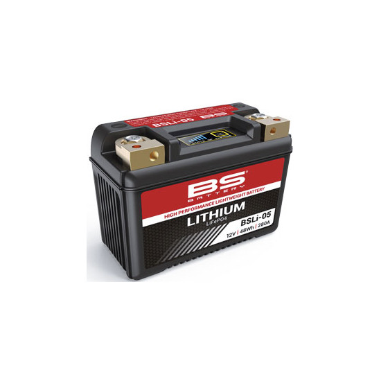 BS lithium-ion battery charging coil LIFEPO4 BSLI-05 (134X65X92) (280A,48WH,4AH) (YTZ10S,YT12B-4,YT14B-4,YT12B-BS,YTX14AH-