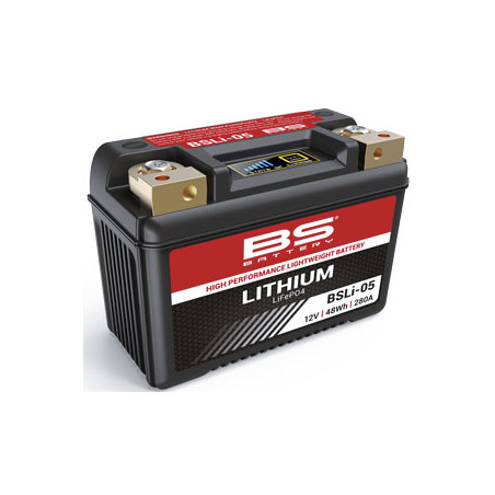 BS lithium-ion battery charging coil LIFEPO4 BSLI-05 (134X65X92) (280A,48WH,4AH) (YTZ10S,YT12B-4,YT14B-4,YT12B-BS,YTX14AH-