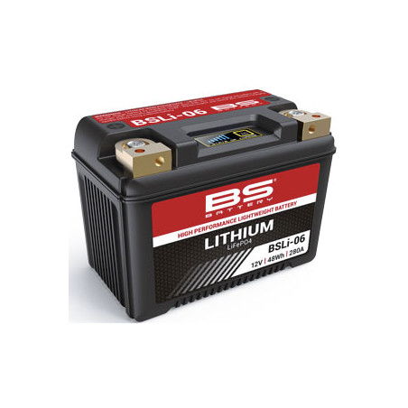 BS ličio jonų akumuliatorius  krovimo ritė LIFEPO4 BSLI-06 (148X86X105) (280A,48WH,4AH) (YTZ12S,YTZ14S,YTX12-BS,YT12A-BS,YTX14-B