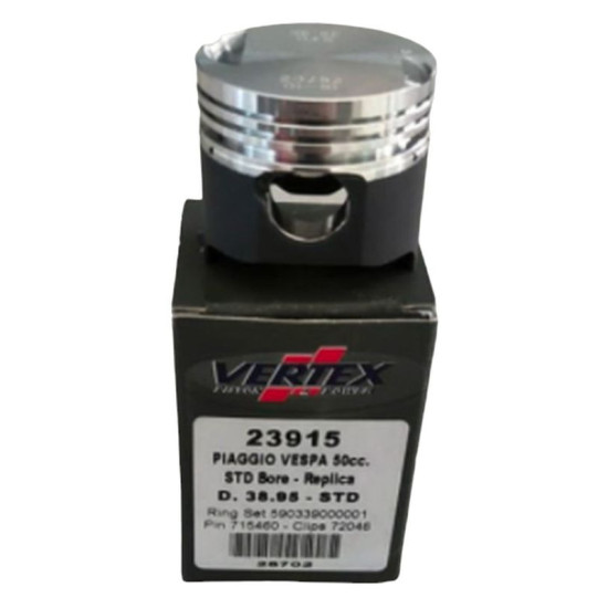 VERTEX PISTON PIAGGIO VESPA LIBERTY 50, ZIP 50, APRILIA SCARABEO 50 (4T) (38.95MM) (STD.)