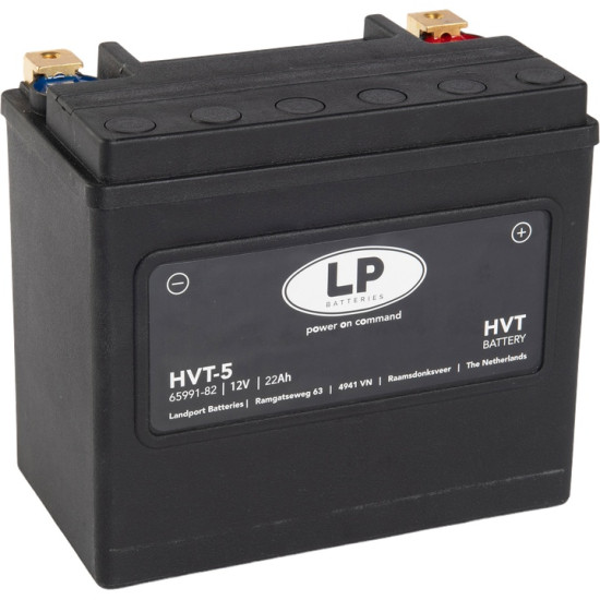 LANDPORT battery HVT-5 12V 22AH 173X98X154 HEAVY V-TWIN filled (increased starting current 325A) (left +) (2)