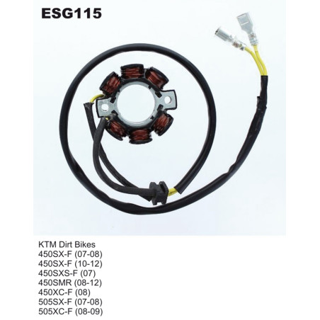 ELECTROSPORT apvijos KTM SXF 450 '07-'12, SXF 505 '07-'08, XCF505 '08-'09