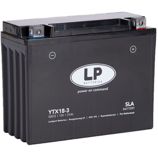 LANDPORT battery YTX18-3 (Y50N18L) 12V 21AH (205X85X162MM) (350A) SLA filled (2)