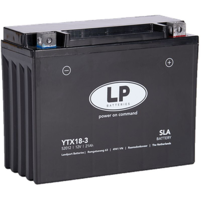 LANDPORT battery YTX18-3 (Y50N18L) 12V 21AH (205X85X162MM) (350A) SLA filled (2)