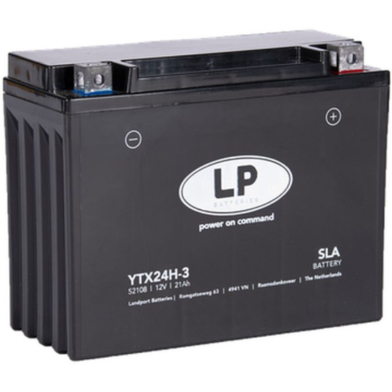 LANDPORT battery YTX24H-3 12V 21AH (205X85X162MM) (350A) SLA filled (2)