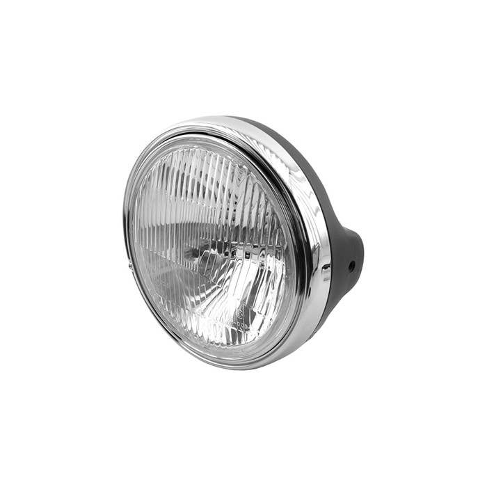 VICMA headlight black H4 (diameter 190MM) (7276)