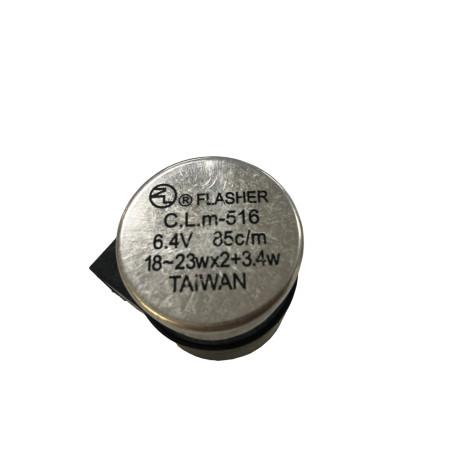 CL turn signal relay 6V 23W 2 contacts (round housing)
