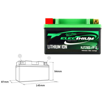 ELECTHIUM lithium-ion battery charging coil HJTZ10S-FP-S (145X87X94) (YTZ10S) (weight 0.9KG)
