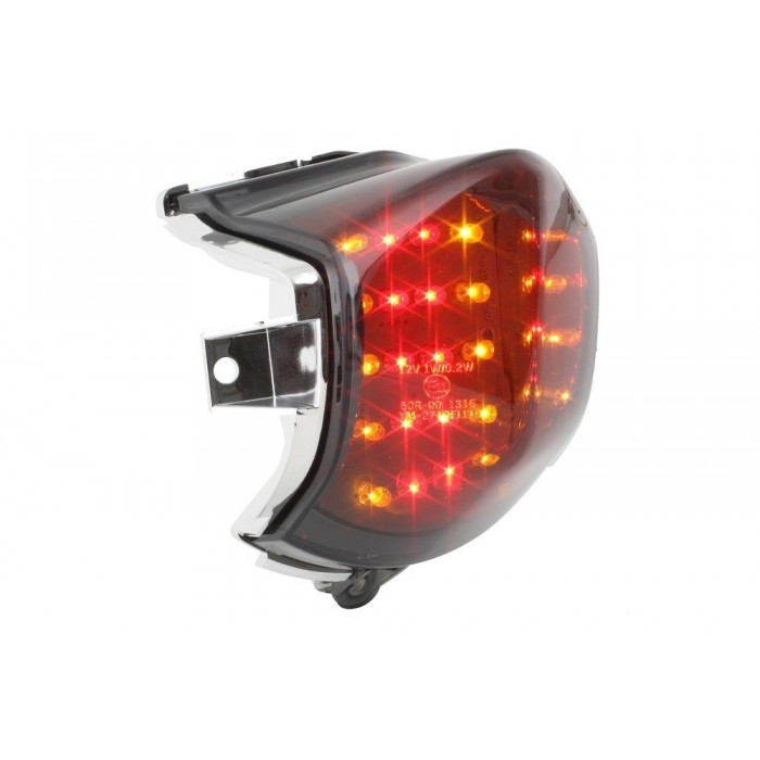 Aprillia SR Factory STR8 Black Line LED galinė lempa su posūkiais Aprillia SR Factory STR8 Black Line LED galinė lempa su posūkiais