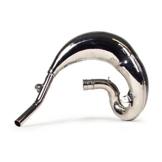 DEP PIPES REVISION EXPANSION PIPE DIFFUSER / CHAMBER / RESONANCE TUBE NICKEL PLATED (FRONT EXHAUST PIPE NICKEL): KTM SX 
