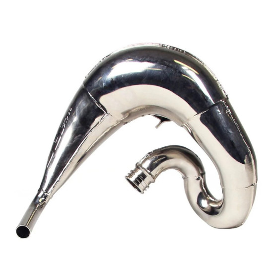 DEP PIPES DIFFUSER / CHAMBER / RESONANCE TUBE NICKEL PLATED (FRONT EXHAUST PIPE NICKEL): KTM SX 50 '09-'23, HUSQVARNA TC