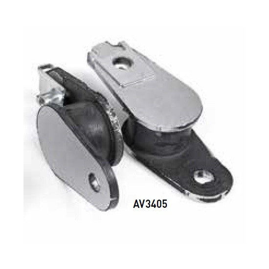 MC MOUNTING (HANGER, SILENTBLOCK) FOR RESONANCE TUBE (DIFFUSER) HONDA / YAMAHA / KAWASAKI / SUZUKI 76MM (1 PCS.)