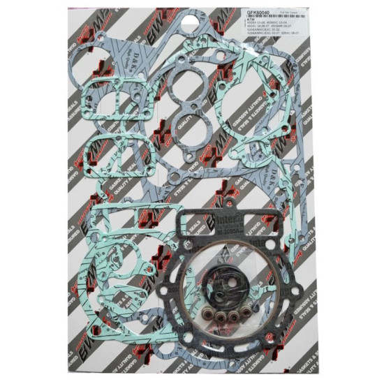 BEARING WORX GASKET SET KTM MXC-G 450 '03-'04, SX 450 '03-'06, XC 450 '04-'07, SX 525 '03-'06, EXC 525 RACING '03-'07 (8