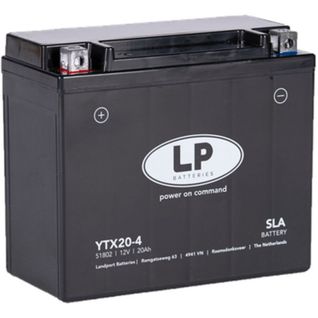 LANDPORT battery YTX20-4 (YB18A/YTX20-BS) 12V 20AH (175X87X155MM) (310A) (SLA filled