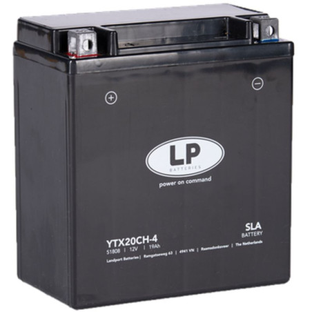 LANDPORT akumuliatorius YTX20CH-4 (YTX20CH-BS) 12V 19AH (150X87X163MM) (320A) SLA užpildytas (3)