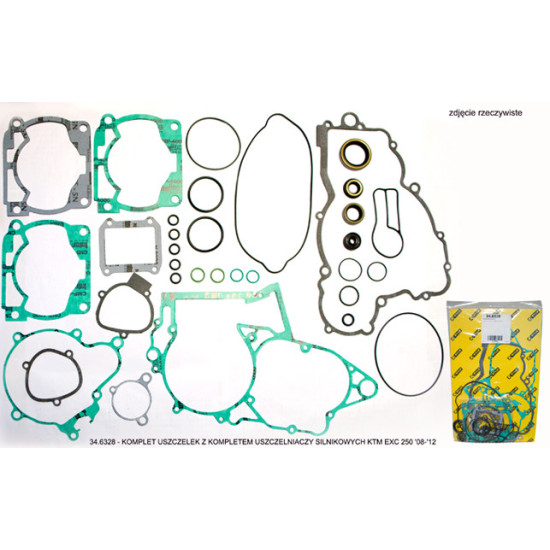 PROX GASKET SET WITH ENGINE SEAL SET KTM EXC 250 '08-'12