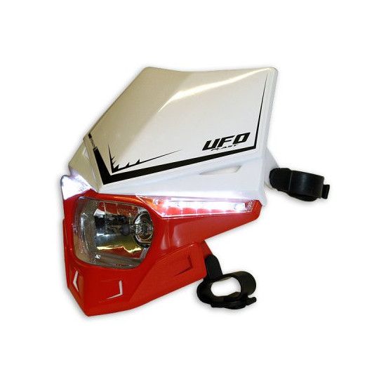 UFO lamp BICOLOR STEALTH with homologation LED color red