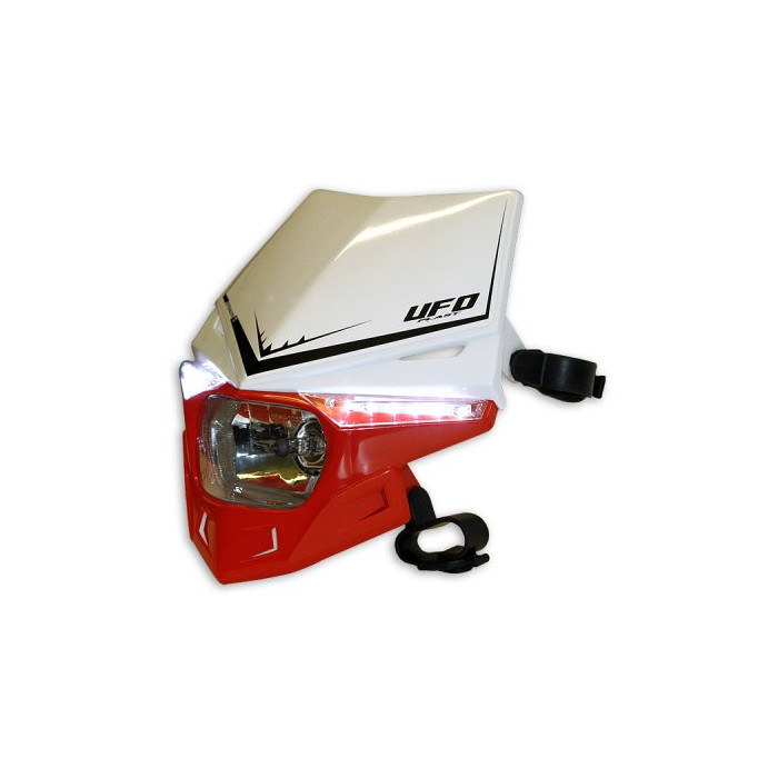 UFO lamp BICOLOR STEALTH with homologation LED color red