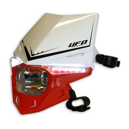 UFO lamp BICOLOR STEALTH with homologation LED color red
