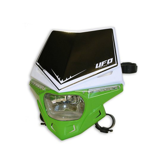 UFO lamp BICOLOR STEALTH with homologation LED color green