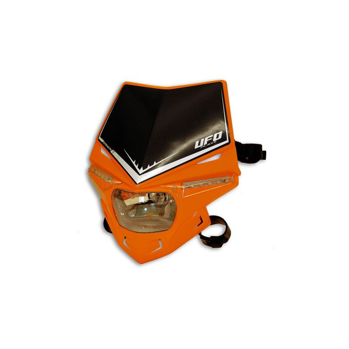 UFO lamp STEALTH with homologation LED color orange black