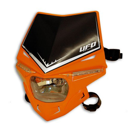 UFO lamp STEALTH with homologation LED color orange black