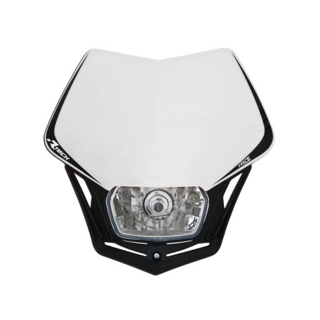 RACETECH front lamp V-FACE color white/black