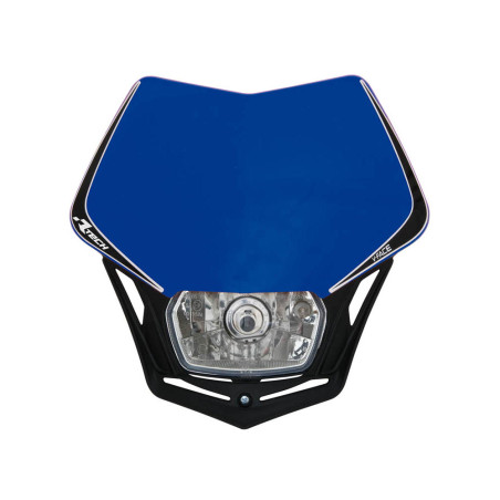 RACETECH lempa priekis V-FACE spalva mėlyna/juoda