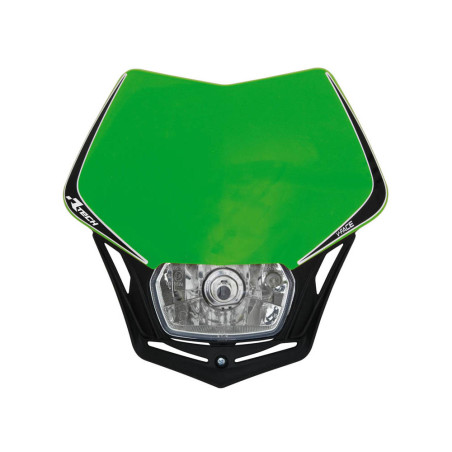 RACETECH front lamp V-FACE color green