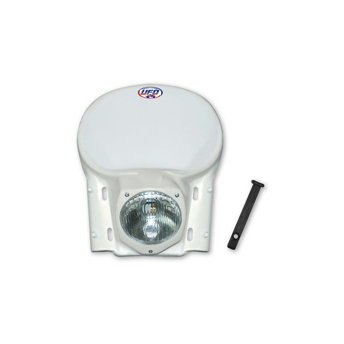 UFO lamp vintage '78-'88 color white (round glass)