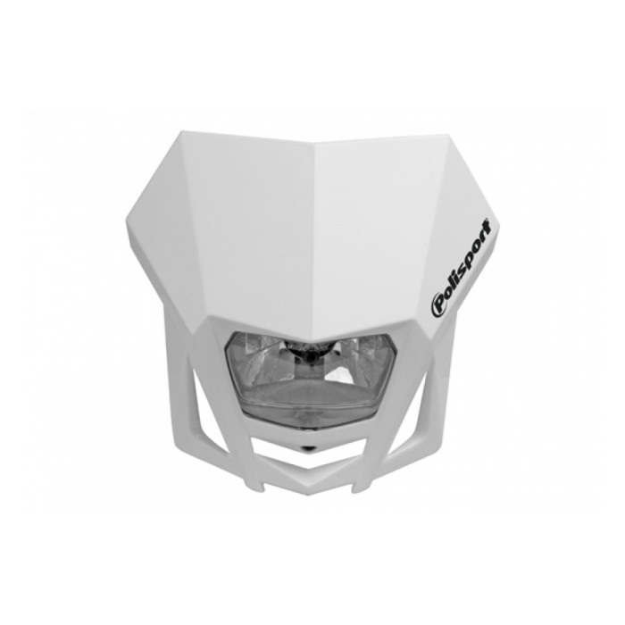 POLISPORT front lamp model LMX (halogen bulb) color white