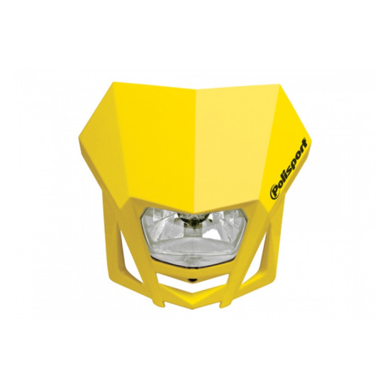 POLISPORT front lamp model LMX (halogen bulb) color yellow