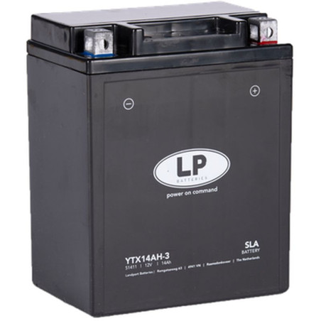 LANDPORT battery YTX14AH-3 (YB14L-A2/B2) 12V 14AH (134X89X166MM) (210A) SLA filled