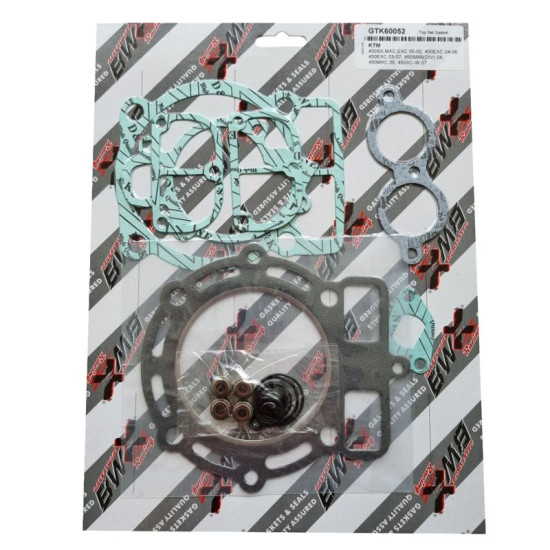 BEARING WORX TOP-END GASKETS KTM EXC 450 '03-'07, EXC-G 400 / 450 RACING '04-'06, EXC 400 '00-'02, MXC 400 RACING '01-'0