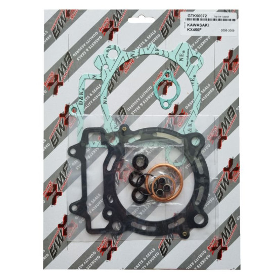 BEARING WORX TOP-END GASKETS KAWASAKI KX 450F '06-'08 (KXF450) (810469)