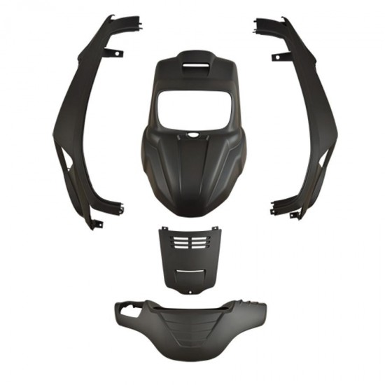Yamaha BW's / MBK Booster Spirit plastikų komplektas (iki 2004 metų, juodi)