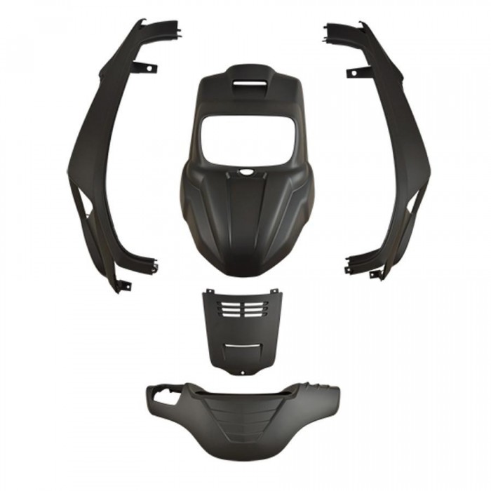 Yamaha BW's / MBK Booster Spirit plastikų komplektas (iki 2004 metų, juodi)