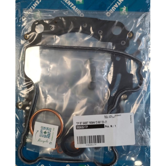 CENTAURO TOP-END GASKETS YAMAHA YZ 450F YZF 450 '20-'22, WRF 450 '21-'23, FANTIC XEF 450 '22 (WITH VALVE COVER GASKET)