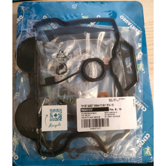 CENTAURO TOP-END GASKETS YAMAHA YZF 450 / YZ 450 F '18-'19, WRF 450 '19-'20, YZ 450 FX '19-'20 (WITH VALVE COVER GASKET)