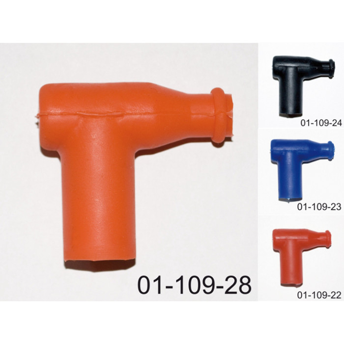 PSYCHIC spark plug barrel curved orange (NGK TB05)