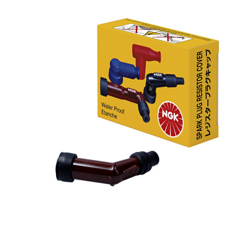 NGK spark plug tube (NR 8376) curved (120) color red