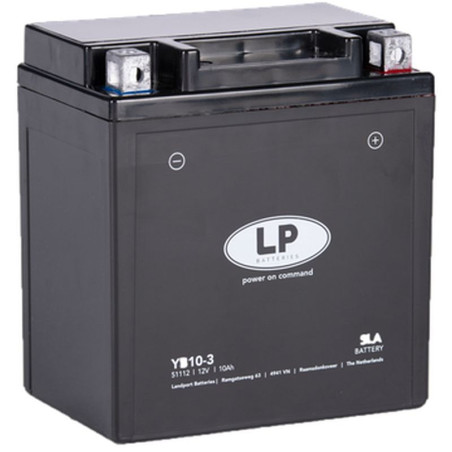 LANDPORT akumuliatorius YB10-3 (YB10L-A2/B/B2) 12V 10AH (134X89X145MM) (160A) SLA užpildytas 