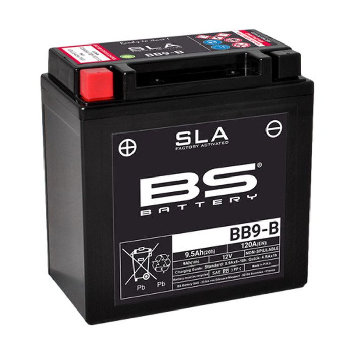 BS 2022/02 battery BB9-B (FA) 12V (YB9-B) 9AH 135X75X139 filled (120A) (6)