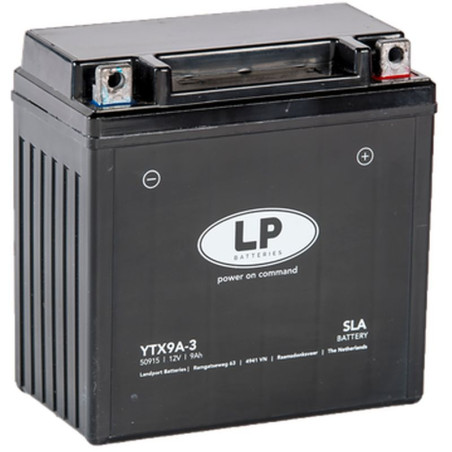 LANDPORT battery YTX9A-3 (YB9L-A2/B) 12V 9AH (135X75X138MM) (120A) SLA filled (6)