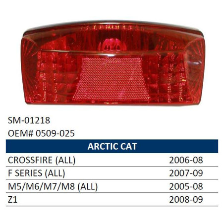 NACHMAN tail lamp SNOW  ATV ARCTIC CAT (ALL models) '05-'09